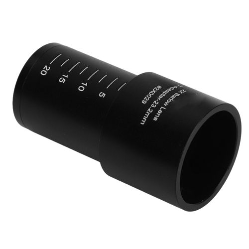 2X Microscope Eyepiece, Flexible to Use 2X Multiplier Eyepiece Lens 23.2mm, Light Weight for Laboratory