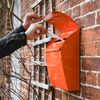 “Sunkissed Sienna” Orange Contemporary Post Box with Lock