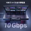 UGREEN M.2 NVME/SATA External SSD Case with Cable & Silicone Case