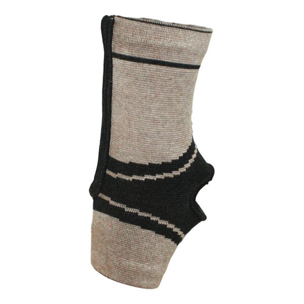 Ankle Compression Zip Brace Support - Bamboo Magnet Therapy - Adult One Size