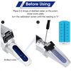 Brix Refractometer with ATC, Handheld Brix Meter Hydrometer 0-32% Portable Sugar Content Reader for Fruits, Saccharimeter Refractometer Set