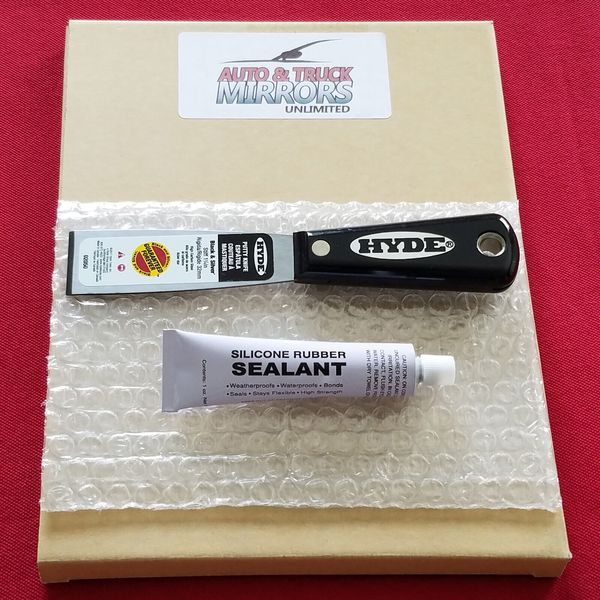 Side Glass Silicone Adhesive Glue & Mirror Removal Scraper Tool