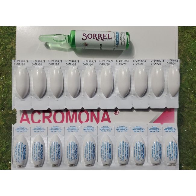 Ovulos Vaginales Acromona.  PACK 2 (10 UNITS EACH). free amp.hair loss Sorrel👈