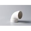 Rainbow Dream 2 Inch DWV 90 Degree PVC Pipe Elbow - 2pcs, White