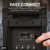 Gemini 10” 1000W Wireless Battery-Powered Bluetooth Speaker (AS-10TOGO)