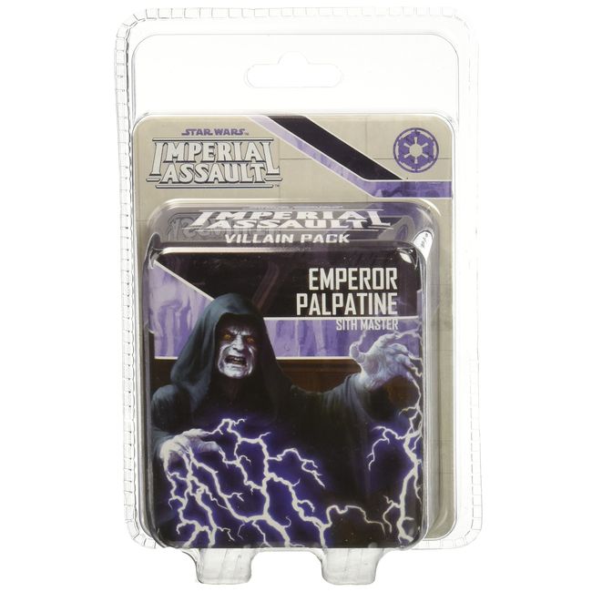 Star Wars Imperial Assault Board Game Emperor Palpatine VILLAIN PACK - Epic Sci-Fi Miniatures Strategy Game for Kids and Adults, Ages 14+, 1-5 Players, 1-2 Hour Playtime, Made by Fantasy Flight Games