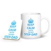 BWW Print - Keep Calm You're The Best Step-dad - Mug & Coaster Gift Set