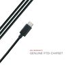 BTECH PC03 USB-C Programming Cable – FTDI Chipset for Baofeng & Kenwood K1 2 Pin Two-Way Radios | Compatible with Windows, Mac, and Linux | Easy Plug-and-Play Chirp Programming