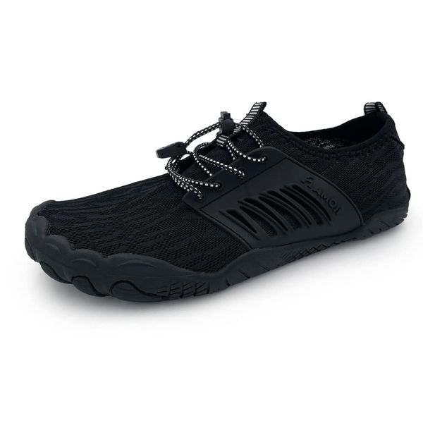 Amoji FZ502 Marine Shoes, Water Shoes, FZ502-Black