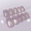 Pink Gradient Nail Tips 24pcs Nail Tips for Wedding, Party, Holiday, Dating, Prom, Daily Life