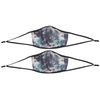 Keen Unisex Adjustable Mask, BLACK TIE DYE