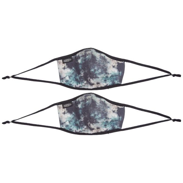 Keen Unisex Adjustable Mask, BLACK TIE DYE