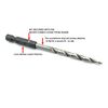 FTG USA Countersink Drill Bit Set 5 Pc #4#6#8#10#12 Tapered Drill Bit for Woodworking