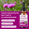 2x Milk Thistle Seed 1000mg , Fluid Extract, Liver Support Supplement 1 fl oz