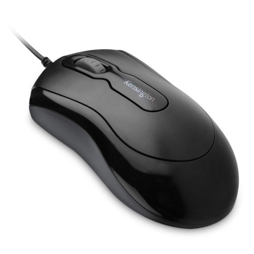 Kensington Wired USB 3.0 Mouse - Mouse-in-a-Box Wired Optical USB Desktop Mouse, Ambidextrous Design with Scroll Wheel Computer Mouse - Black (K72356EU)