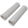 2 x Bike Handle Grips for Bicycle Handlebars [White]