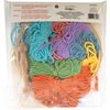 Dimensions 72-76394 Mushrooms Punch Needle Kit for Beginners, 8" Diameter, Multicolor, 7pcs