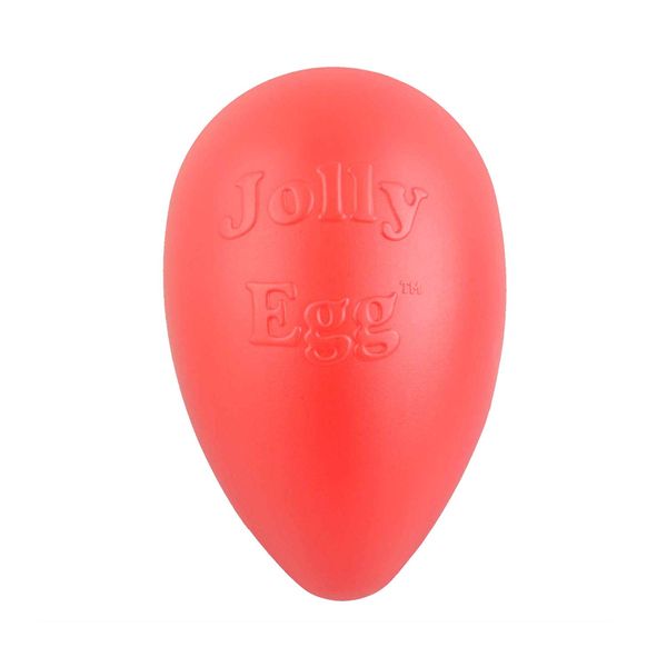 Jolly Pets Jolly Egg Dog Toy, 12 Inches/Large, Red