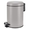One Cosmetic Bin Platinum Material: Stainless Steel / Polypropylene Size: Bucket 3 Litres 16.8 cm x 25 cm