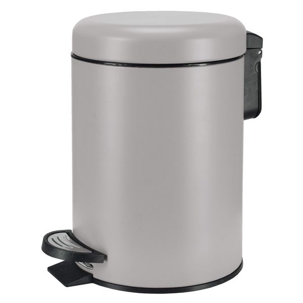 One Cosmetic Bin Platinum Material: Stainless Steel / Polypropylene Size: Bucket 3 Litres 16.8 cm x 25 cm