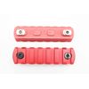 7 Slots mlok Picatinny/Weaver Rail Sections Red Anodized CNC Aluminum Mount Adapter Segment Mount