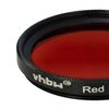 vhbw Universal Farbfilter rot für Kamera Objektive mit 37mm Filtergewinde - Rotfilter
