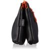 mobus MOG-4P-71 Pencil Case, 4 Pockets, Black/Orange