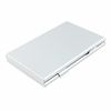 Aluminum Memory Card Carrying Case 4 Slots for Compact Flash Card Lexar SanDIsk