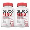 Gluco Renu Capsules, Max Strength Formula, GlucoRenu Blood Supplement (2 Pack)