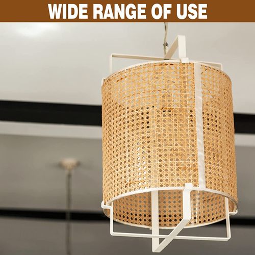 16" Width 1/2" Fine Open Caning Mesh Webbing for Pressed in Seat Repair & Furniture Decor (5 Feet)