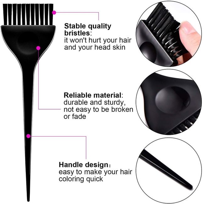 X3 Professional Large Tinting Hair Tint Brush Black. Free Shipping!!!