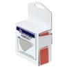 The Library Store Bright Color Coding Labels 1"H x 1 1/2"W 500 per Roll (Salmon)
