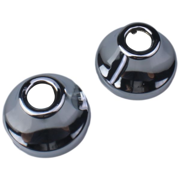 FDXGYH 2 Pcs Stainless Steel Tapered Flange Cover 1/2 inch Escutcheon Plate/Pipe Wall Cover Urinal Water Purifier Decorative Cover