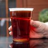 Pure Durability Plastic Pint Glasses 50 Pack Strong Disposable Beer Cups 568ml