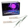 iJDMTOY 12000K Purple Devil Demon Eye LED Strips Modules Compatible with Projector Lens Retrofit