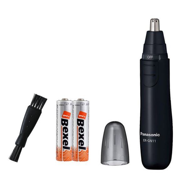 Panasonic nose hair trimmer ER-GN11 BK + cleaning brush set