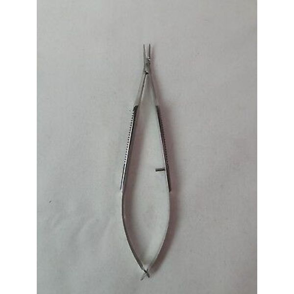 QTY 2 WECK 004155 Castroviejo Eye Tissue Forceps Straight 9mm Blade 5" Long