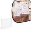 HMF 46925 Acrylic Menu Holder upright | DIN A4 Landscape Format | Transparent