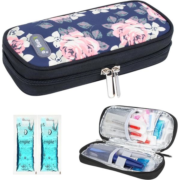 Insulin Pen Cooler Travel Case Diabetic Medication Insulated Cool Organizer with