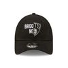 New Era Washed Pack 9Forty Adjustable Cap Brooklyn Nets Black, Size: One Size, black, Unit size