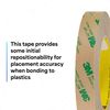 3M 467MP Clear Adhesive Transfer Tape, 3" Width x 5yd Length (1 roll)