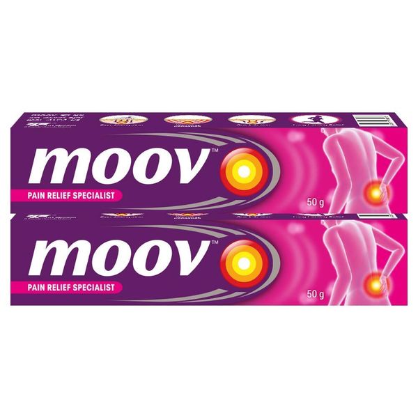 Moov Ortho Knee and Joints Pain Relief Cream - 50 g (Pack of 2)