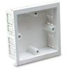 Univolt SLB1 - Chamfered Edge Dado 1 Gang Single Accessory Box. Single back box