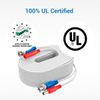 ANNKE 4PCS 100FT 30m Video Power BNC Cable for CCTV Security Camera System White