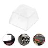 10PCS Transparent Mechanical Keyboard Keycaps - Clear Plastic Key Caps for Backlit Keyboards, Easy Installation, Comfortable Typing, Versatile Use for Replacement