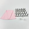 Silicone Icing Piping Cream Pastry Bag 24Nozzle Set Cake Decorating Baking Tools