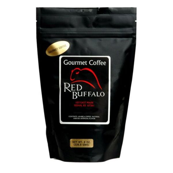 Red Buffalo Vanilla Nut Decaf Coffee, Ground, 1 pound