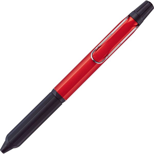 Mitsubishi Pencil SXE3250328.TR 3 Color Ballpoint Pen, Jetstream Edge, 0.28 Limited Edition Two-Tone Red, Extra Fine but Easy to Write