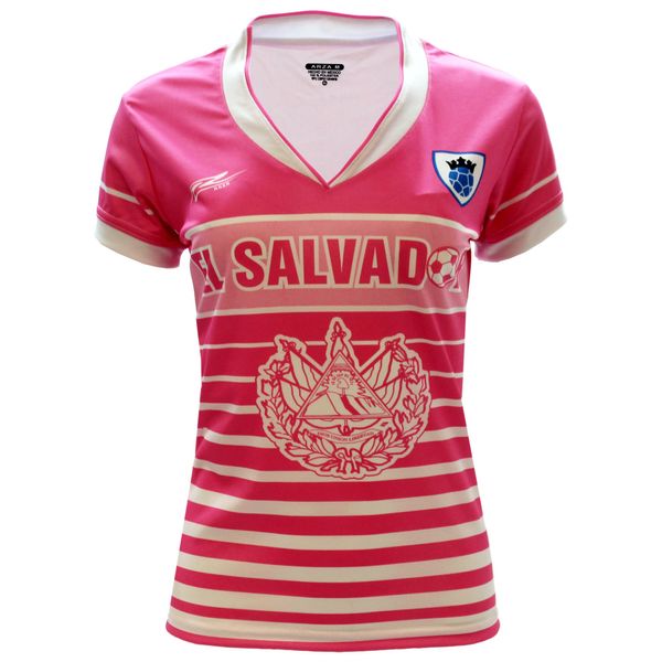 Arza Sports El Salvador Women Soccer Jersey (Medium, Pink)