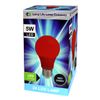 Bright 5w LED Coloured GLS Light Bulb Red E27 Edison Screw Fitting